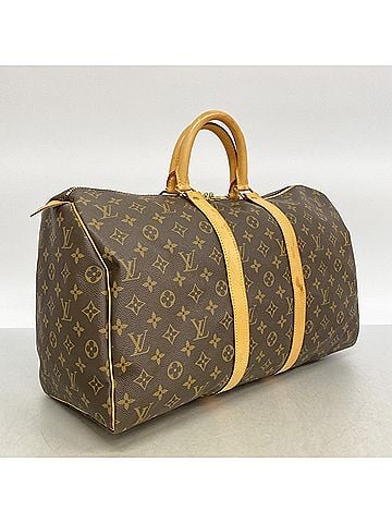 Louis Vuitton Louis Vuitton Bags - Boston Monogram Keepall 45 M41428 Brown Men's & Women's (view 2)