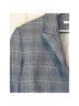 Veronica Beard Plaid Gray Blue Jacket Size 8 - photo 10