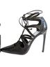 Stuart Weitzman 100% Patent Leather Black Heels Size 7 - photo 2