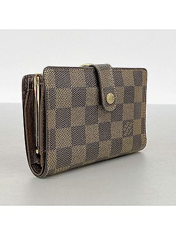 Louis Vuitton Louis Vuitton Damier Portemonnaie Viennois Wallet N61664 Ebene Women's (view 2)