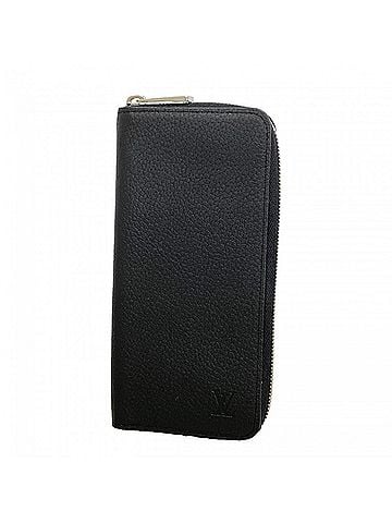 Louis Vuitton Louis Vuitton Cuir Taurillon Zippy Wallet Vertical M58412 Noir Men's Long (view 1)