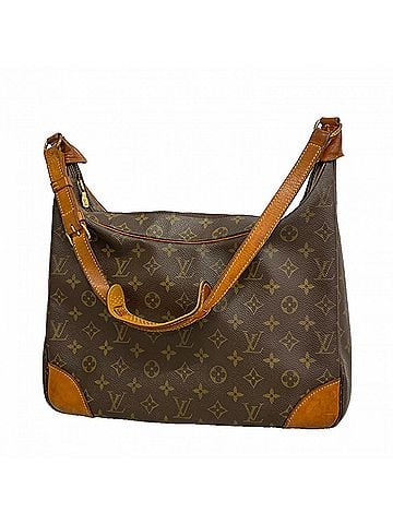 Louis Vuitton Louis Vuitton Monogram Boulogne 35 Shoulder Bag M51260 Brown Women's (view 1)