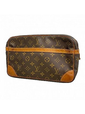 Louis Vuitton Louis Vuitton Monogram Compiegne 28 Clutch Bag M51845 Brown Men's (view 1)