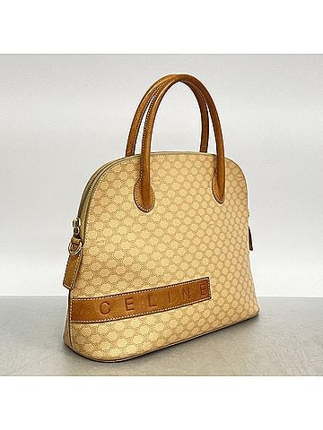 Céline Celine Macadam handbag, beige, women's. (view 2)
