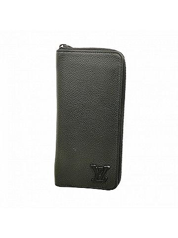 Louis Vuitton Louis Vuitton Aerogram Zippy Wallet Horizontal Long M80334 Black Men's (view 1)