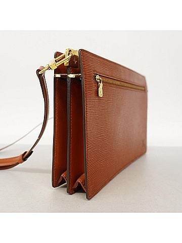 Louis Vuitton Louis Vuitton Epi Engien Shoulder Bag M52113 Kenya Brown Women's (view 2)
