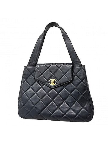 Chanel Chanel Matelassé Lambskin Handbag, Black, Women's (view 1)