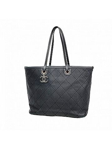 Chanel Chanel tote bag, caviar leather, black, women's. (view 1)