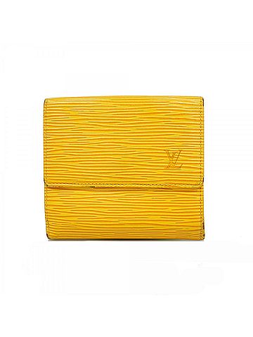 Louis Vuitton Louis Vuitton Tri-fold Wallet, Epi Leather, Portemonnaie Billet, Cartes Crédit, M63489, Jaune (Women's) (view 1)