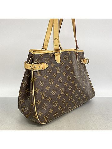 Louis Vuitton Louis Vuitton Monogram Batignolles Horizontal Tote Bag M51154 Brown Women's (view 2)