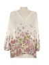 Ann Taylor LOFT 100% Polyester Floral Multi Color Blouse Size M - photo 1