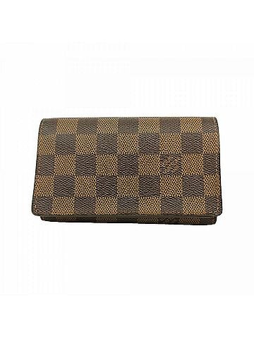 Louis Vuitton Louis Vuitton Damier Portefeuille Tresor Wallet N61736 Ebene Women's (view 1)