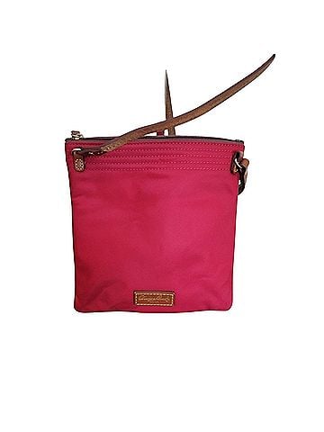 Dooney & Bourke  Triple Zip Nylon  Leather Crossbody Bag (view 2)