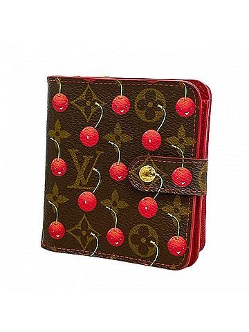 Louis Vuitton Louis Vuitton Monogram Cherry Compact Zip Wallet M95005 Brown Women's (view 1)