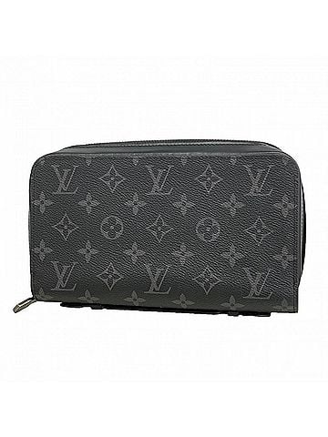 Louis Vuitton Louis Vuitton Monogram Eclipse Zippy XL Long Wallet M61698 Black Men's (view 1)