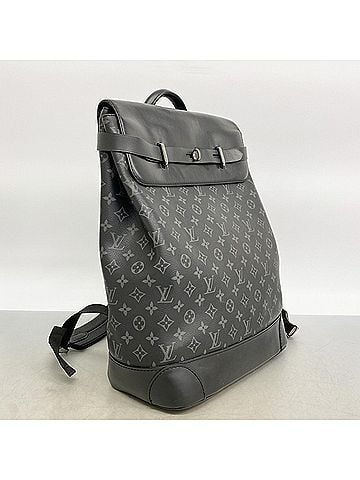 Louis Vuitton Louis Vuitton Backpack/Daypack Monogram Eclipse Steamer Backpack M44052 Black Men's (view 2)