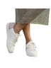 Tory Burch Solid White Pink Sneakers Size 9 1/2 - photo 1