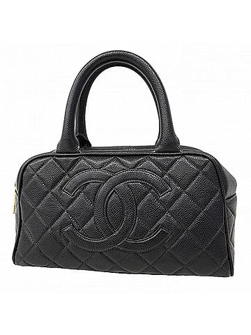 Chanel Chanel Matelassé handbag, caviar leather, black, women's. (view 1)
