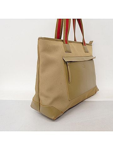 Gucci Gucci Tote Bag 019 0426 Canvas Khaki Women's (view 2)