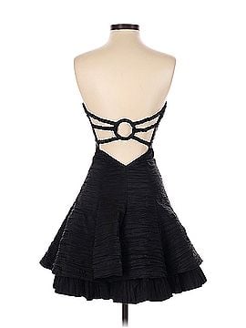 jessica mcclintock short black dress Vtg Jessica McClintock Black Cocktail Dress 4 XS Bow & Buckle Detail Fit &  Flare