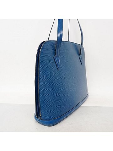 Louis Vuitton Louis Vuitton Epi Lussac Tote Bag M52285 Toledo Blue (Women's) (view 2)