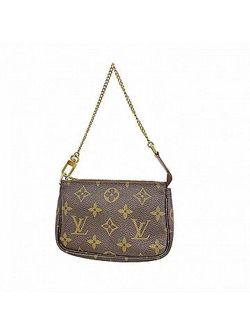 Louis Vuitton Louis Vuitton Monogram Mini Pochette Accessoires M58009 Brown Women's Bag/Pouch (view 1)