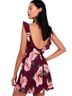 Lulus 100% Polyester Floral Red Purple Casual Dress Size M - photo 2