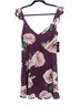 Lulus 100% Polyester Floral Red Purple Casual Dress Size M - photo 4
