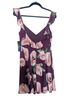 Lulus 100% Polyester Floral Red Purple Casual Dress Size M - photo 5