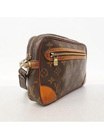 Louis Vuitton Louis Vuitton Monogram Marly Dragonne GM Clutch Bag M51825 Brown Men's (view 2)