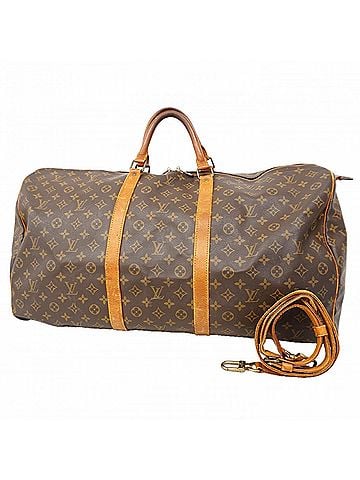 Louis Vuitton Louis Vuitton Bags - Boston Monogram Keepall Bandoulière 60 M41412 Brown Men's & Women's (view 1)