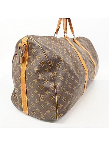 Louis Vuitton Louis Vuitton Bags - Boston Monogram Keepall Bandoulière 60 M41412 Brown Men's & Women's (view 2)