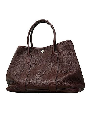 Hermès Hermes Garden PM Tote Bag, Negonda Leather, Bordeaux, ?L stamp, Women's. (view 1)