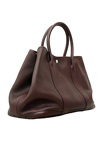 Hermès Hermes Garden PM Tote Bag, Negonda Leather, Bordeaux, ?L stamp, Women's. (view 2)