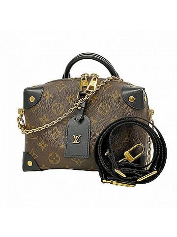 Louis Vuitton Louis Vuitton Monogram Petite Marsouple Handbag M45571 Brown Black 2-way bag for women (view 1)