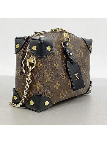 Louis Vuitton Louis Vuitton Monogram Petite Marsouple Handbag M45571 Brown Black 2-way bag for women (view 2)
