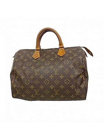 Louis Vuitton Louis Vuitton Monogram Speedy 30 Handbag M41108 Brown Women's (view 1)