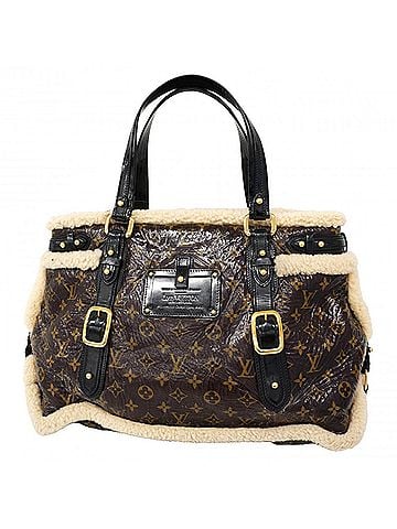 Louis Vuitton Louis Vuitton Monogram Shearling Thunder Tote Bag M95573 Marron (Women's) (view 1)