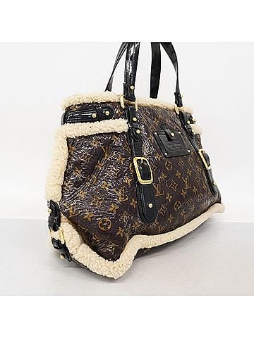 Louis Vuitton Louis Vuitton Monogram Shearling Thunder Tote Bag M95573 Marron (Women's) (view 2)