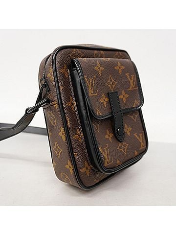 Louis Vuitton Louis Vuitton Monogram Macassar Christopher Wearable Wallet M69404 Brown Men's Shoulder Bag (view 2)