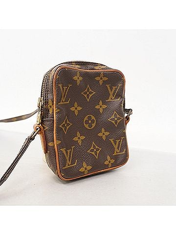 Louis Vuitton Louis Vuitton Monogram Mini Danube Shoulder Bag M45268 Brown Women's (view 2)
