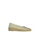 Everlane 100% Leather Solid White Flats Size 7 - photo 1