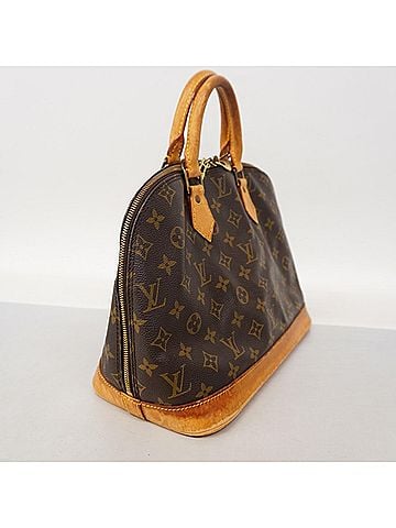Louis Vuitton Louis Vuitton Alma Monogram Handbag M51130 Brown Women's (view 2)