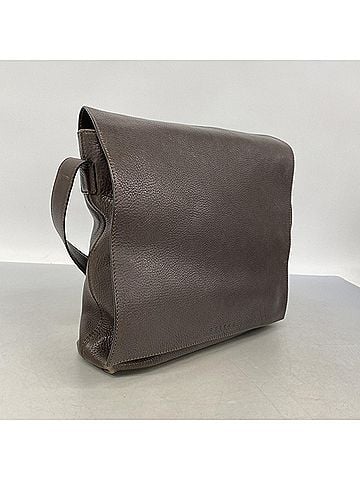 Céline Celine shoulder bag, leather, brown, men's (view 2)