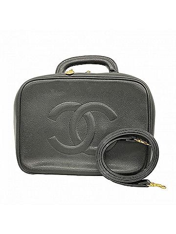 Chanel Chanel handbag/vanity bag, caviar leather, black, 2-way bag for women (view 1)