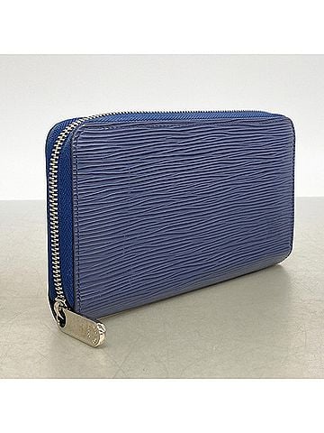 Louis Vuitton Louis Vuitton Epi Zippy Wallet M61873 Indigo Blue Men's Long (view 2)