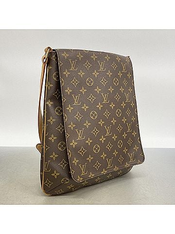 Louis Vuitton Louis Vuitton Monogram Musette Shoulder Bag M51256 Brown Women's (view 2)