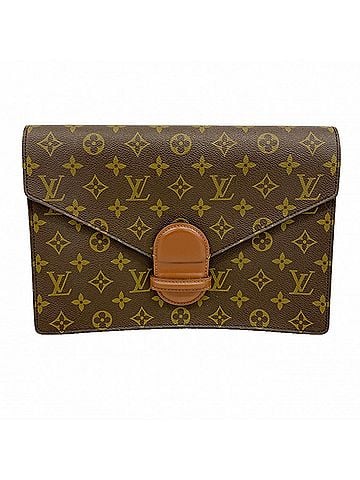 Louis Vuitton Louis Vuitton Monogram Lanérag Clutch Bag M51782 Brown Men's (view 1)