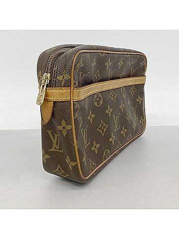 Louis Vuitton Louis Vuitton Monogram Compiegne 23 Clutch Bag M51847 Brown Men's (view 2)