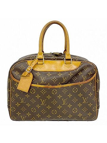 Louis Vuitton Louis Vuitton Monogram Deauville Handbag M47270 Brown Women's (view 1)